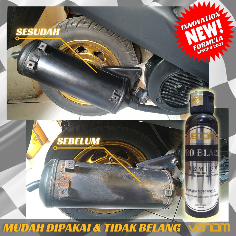 1 liter Penghitam Body Motor Permanen Penghitam Body Motor Penghitam Dashboard  Trim Restorer Black to Black