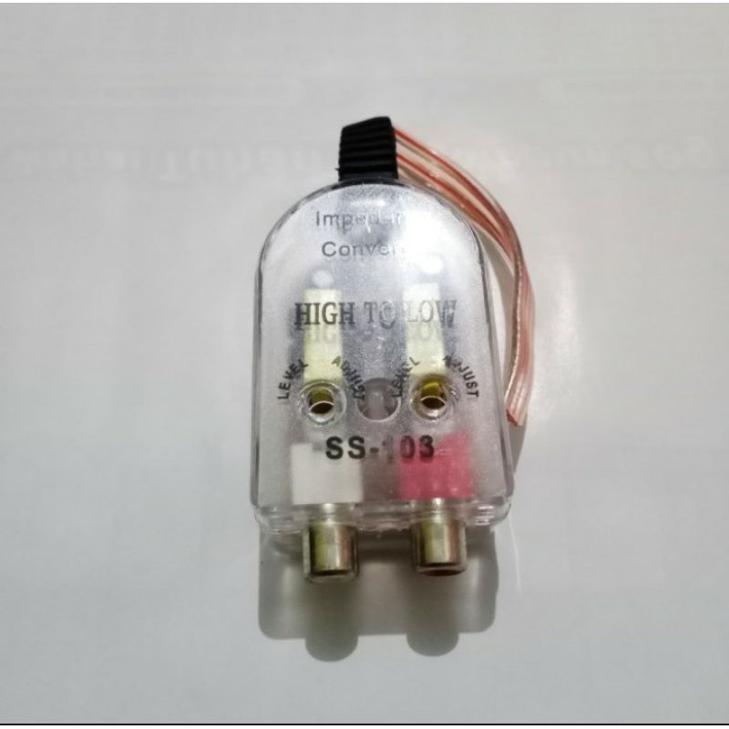 Adaptor converter RCA audio mobil