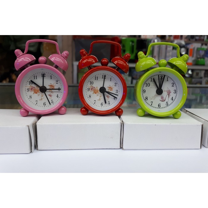 Jam Weker Mini Antik Gantungan Kunci Fashion Grosir