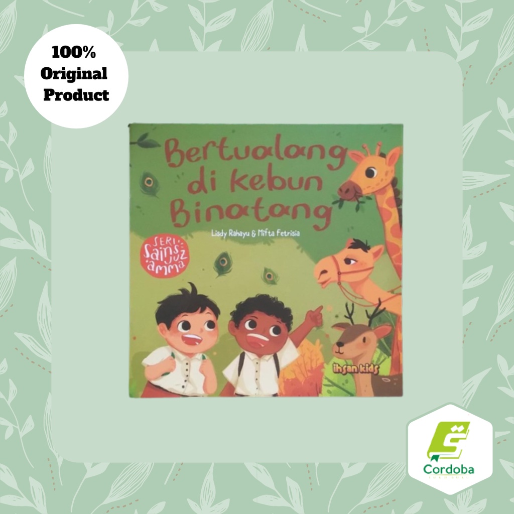Buku Cerita Anak Bertualang di Kebun Binatang