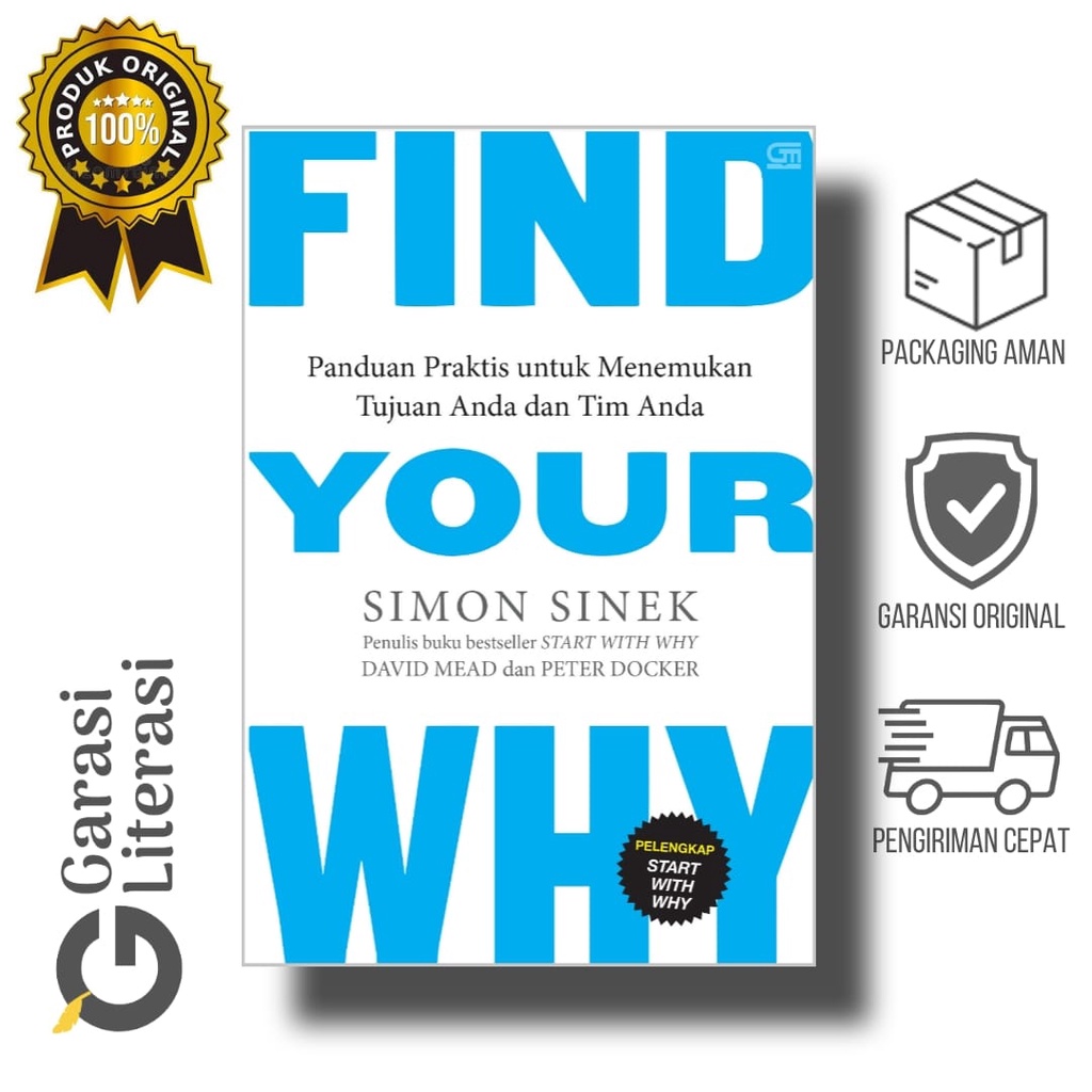 Buku Find Your Why by Simon Sinek (ORIGINAL)