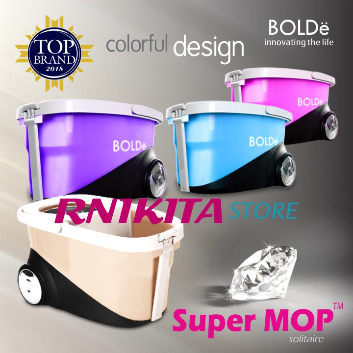 BOLDe SOLITAIRE - Supermop Alat Pel Modern Utilitas Lengkap