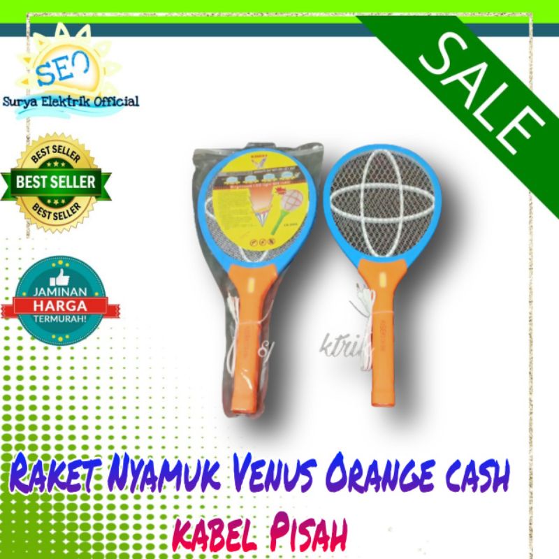 Pemukul Nyamuk / Raket Nyamuk cash baterei kabel pisah