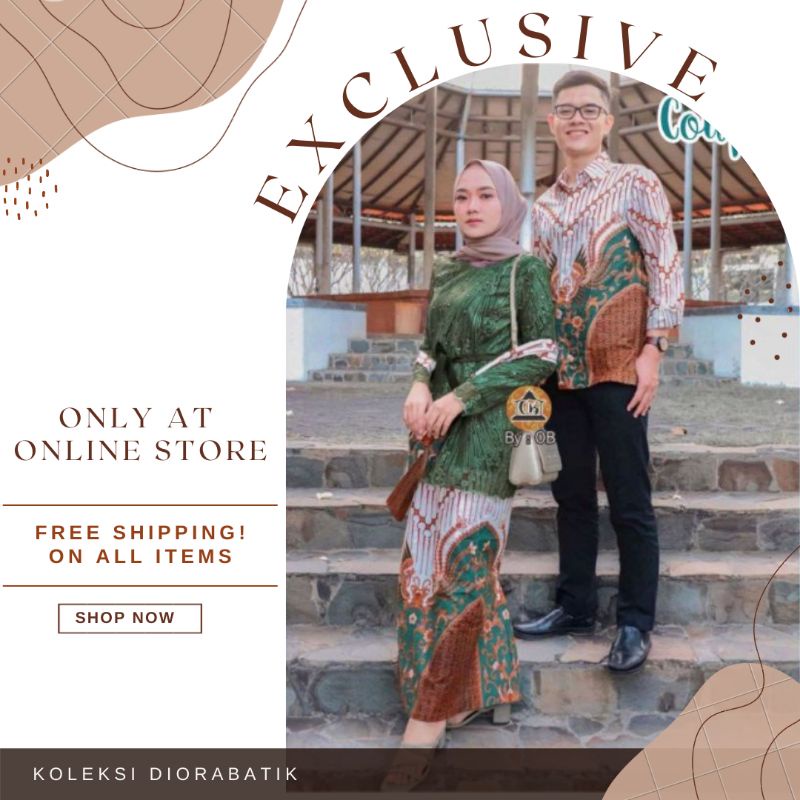 Set Kebaya Brokat Nirmala //M.L.XL.XXL Kemeja Pria Lengan Panjang • Batik Couple Kondangan • Kebaya Modern