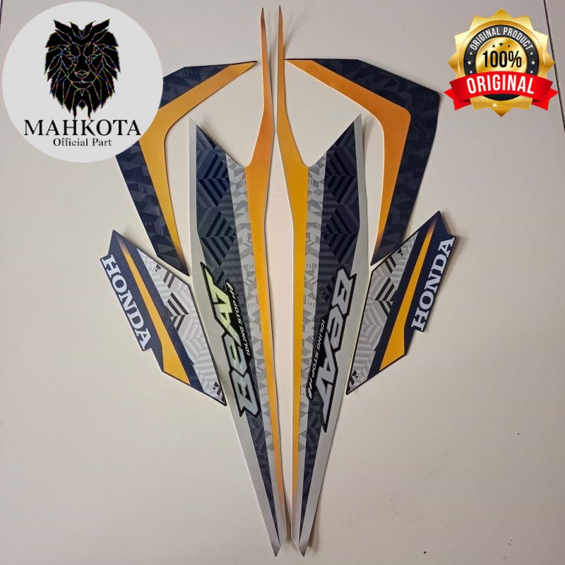 Original Asli Striping Stiker Polet list motor honda beat fi 2021 iss deluxe list motor standar orig