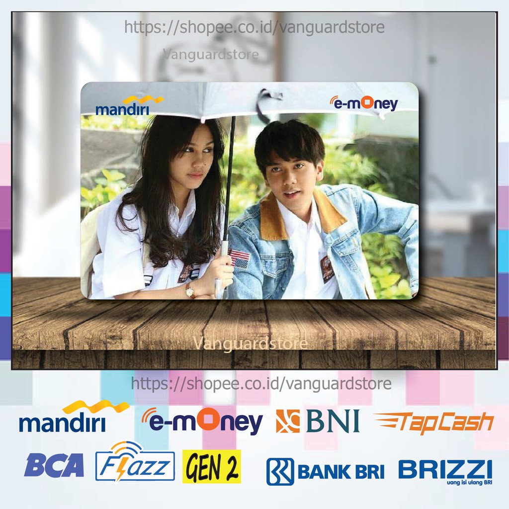 KARTU E MONEY E TOLL DILAN  &amp; MILEA FILM 17 EMONEY MANDIRI FLAZZ BCA BNI TAPCASH BRIZZI BRI - 1 SISI