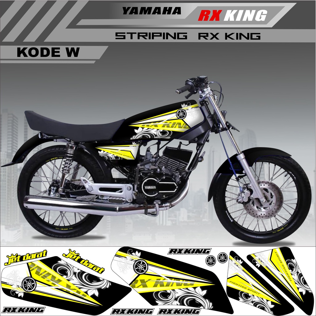 Sticker Striping Rx King Variasi Stiker Rx King Variasi Kode W