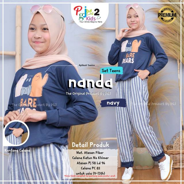 Set teens nanda by pgj kids2