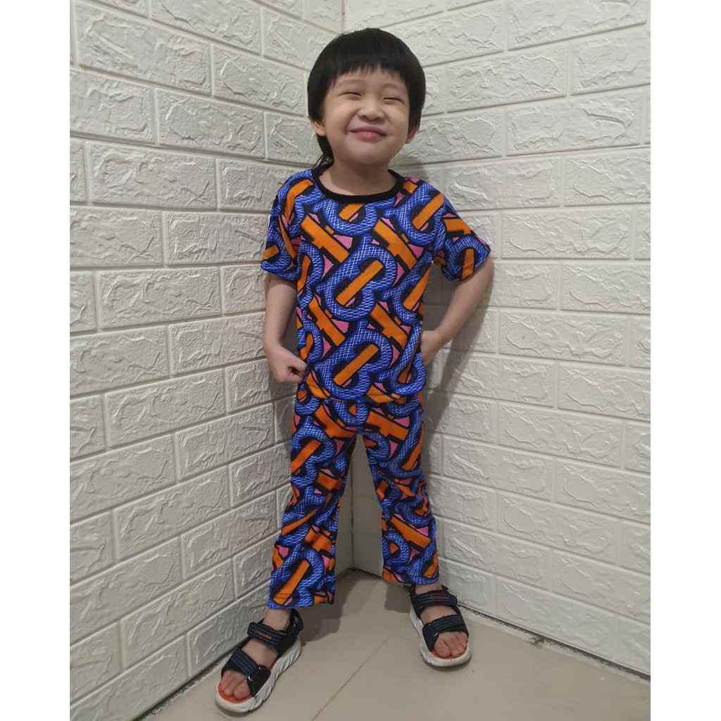 VF - SETELAN PLAYFUL COLOUR TIE DYE CELANA PANJANG / TIE DYE SET /KAOS VIRAL ANAK/TIE DYE SHIRT