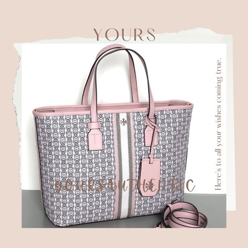 Tas/ bag Tory Burch Gemini link canvas small tote