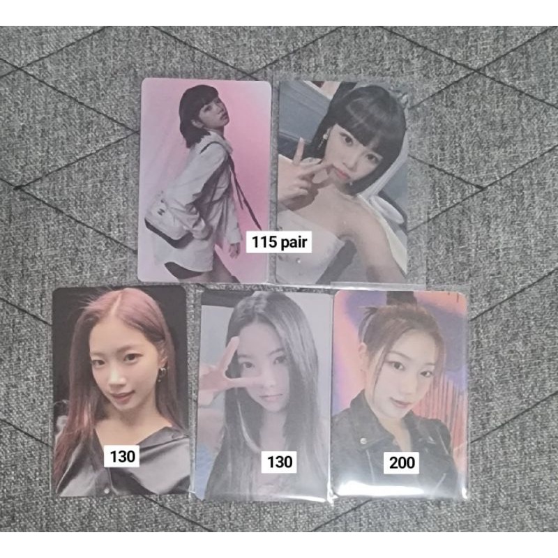 le sserafim chaewon kazuha eunchae garam pc photocard album bene ktown luckydraw soundwave naver liv