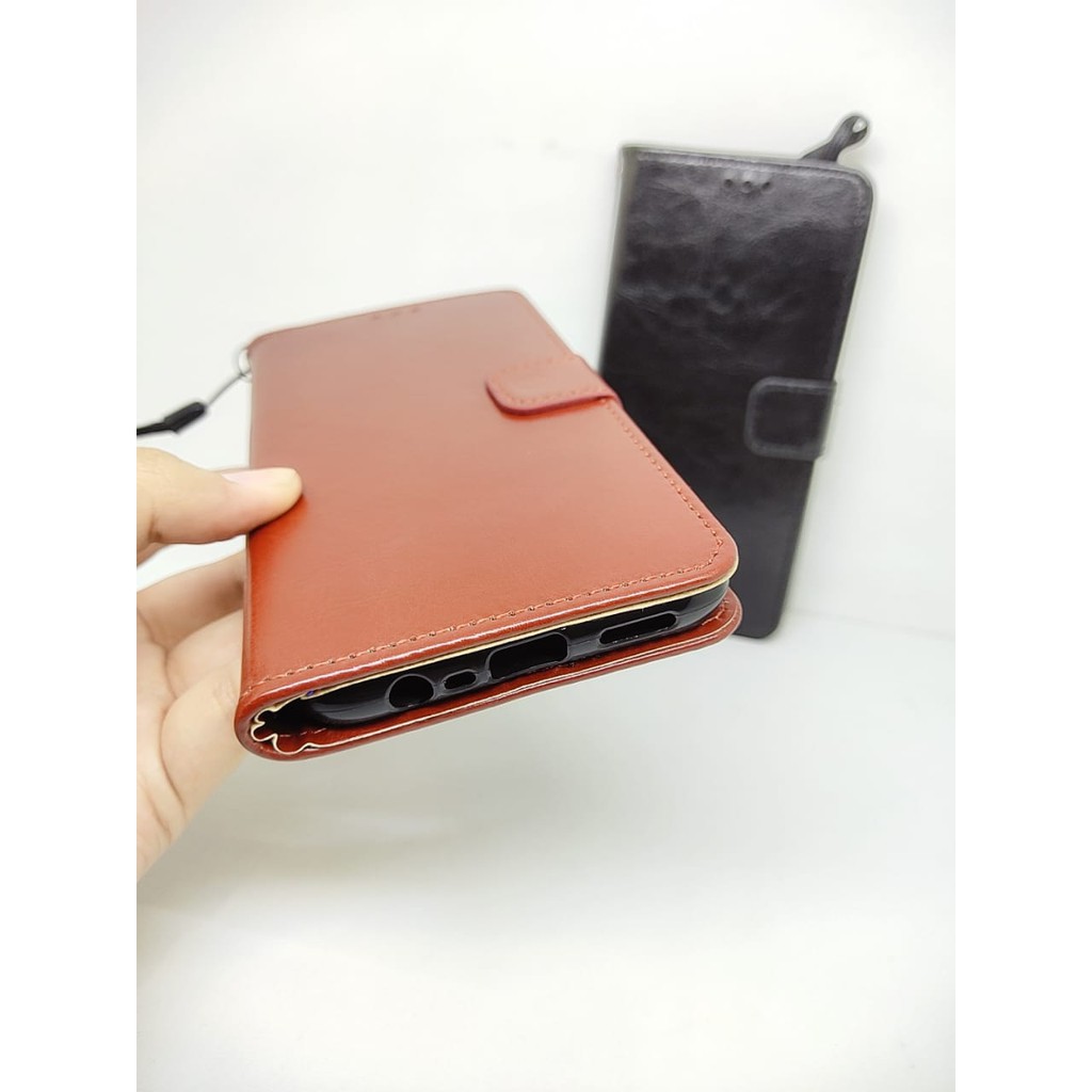 FlipWallet BlueMoon Realme C11 6.5 inch Flip Cover Leather Sarung HP Kulit