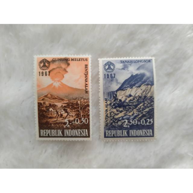 

Prangko - Perangko seri Bentjana Alam 1967