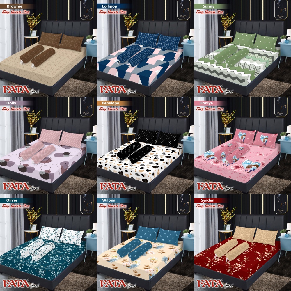 FATA - Sprei Queen (160x200) New Terlaris pilihan (B)