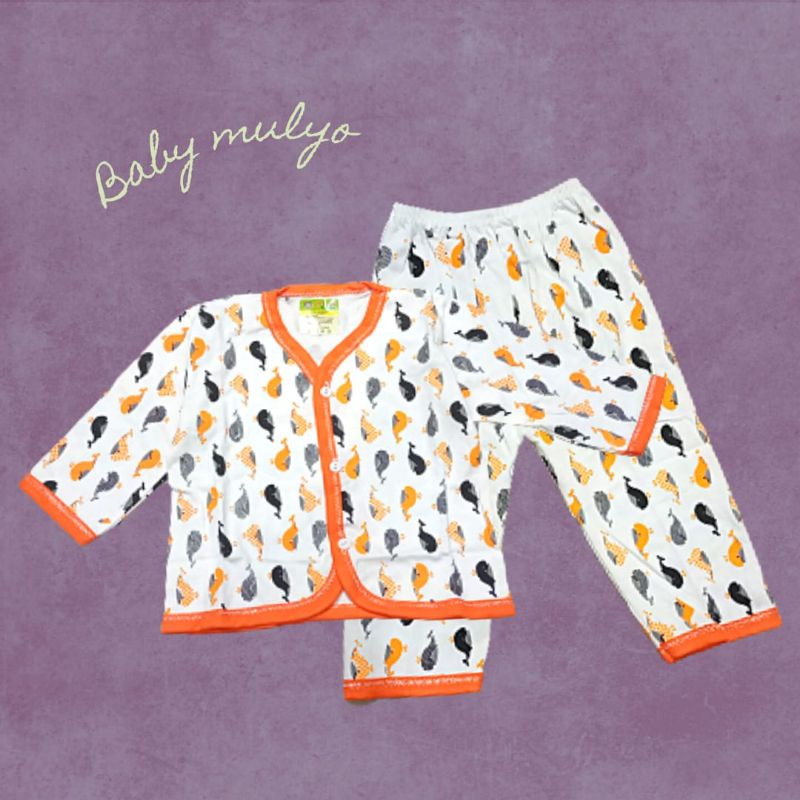 SETELAN BAJU PIYAMA BABY MOTIF