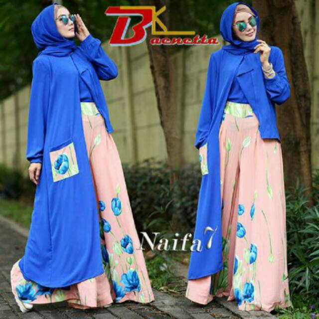 Setelan kulot trendy Naifa by Baenetta