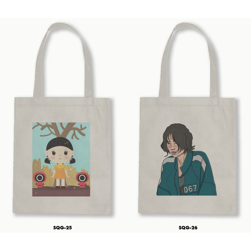 TOTE BAG BLACU - SQUID GAME 02