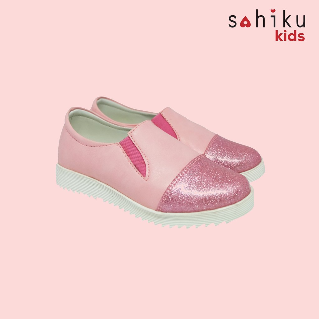 AYLA Sahiku Sepatu Pesta Anak Perempuan Gliter Silver AYLA Sahiku Sepatu Pesta Anak Perempuan Gliter Silver