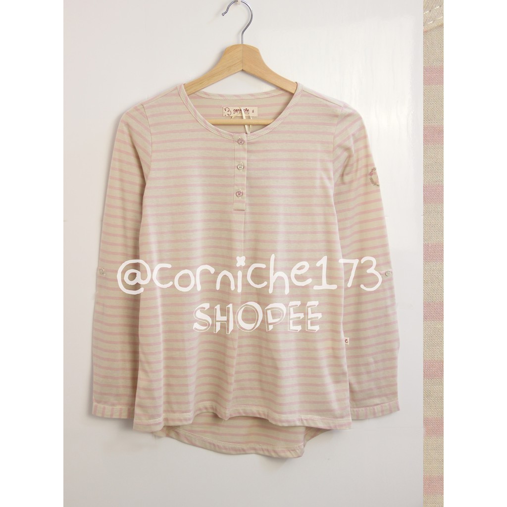 Corniche Sabina Henley Cream - TS33204