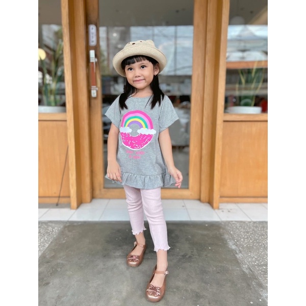 PROMO 7.7 Tunik Anak Smilee Susan Banyak Warna 1 - 5 Tahun Tunik Anak Atasan Ruffle Anak Bayi Lucu BAJU LEBARAN ANAK