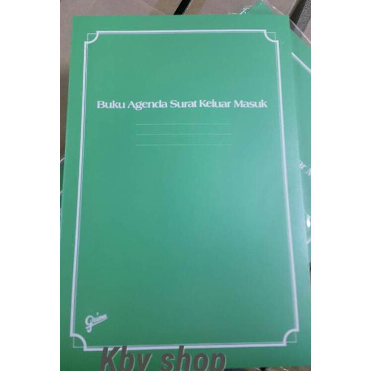 

Buku agenda surat keluar masuk