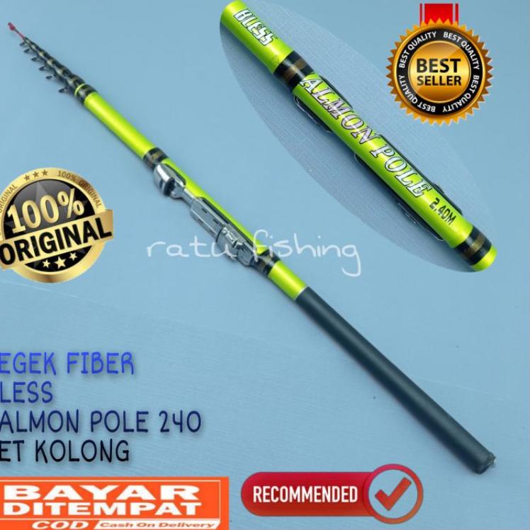 SALEE.. Joran Tegek kolong ruas pendek bless salmon 180 210 240 270 300 360 450 tegek fiber