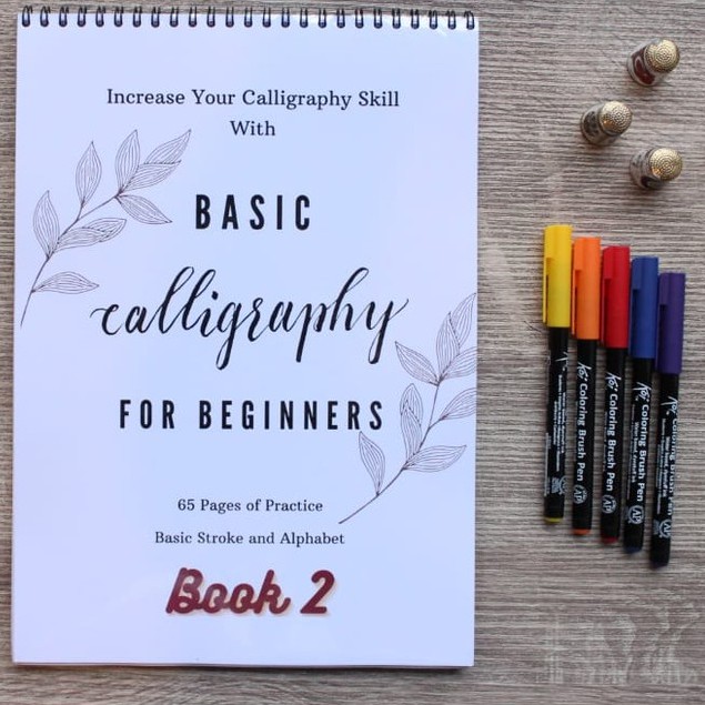 

FREE BRUSH PEN ! Buku Calligraphy untuk pemula