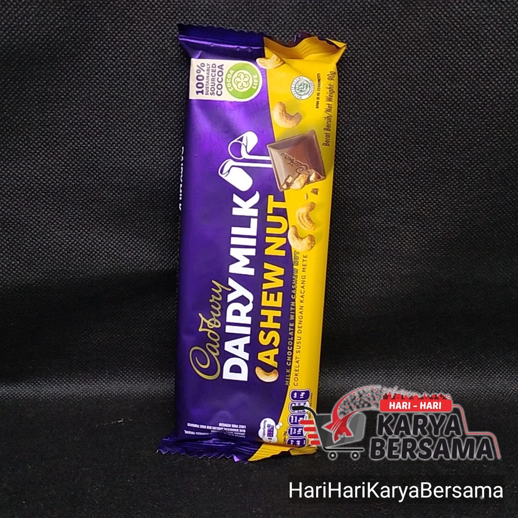 

CADBURY DAIRY MILK CHOCOLATE CASHEW NUT 90GR