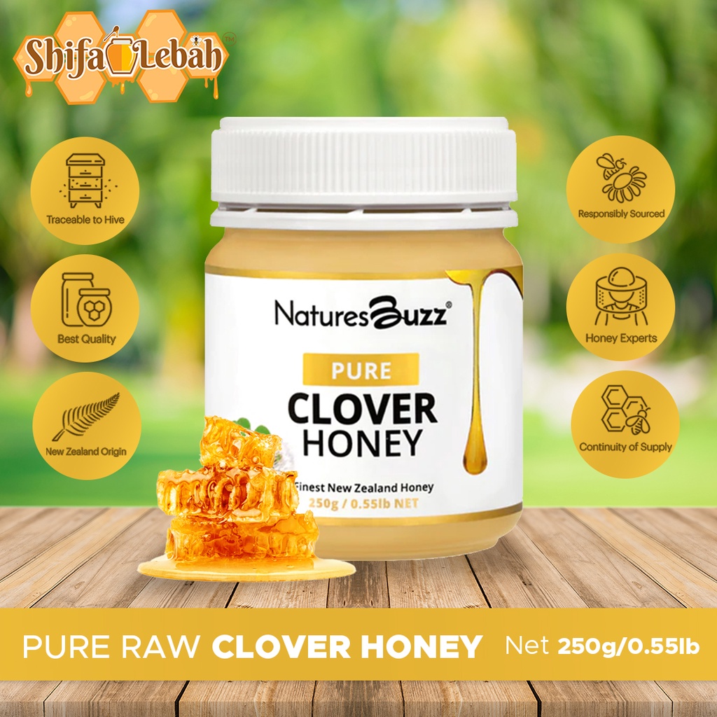 

Natures Buzz Clover Honey 250 gram