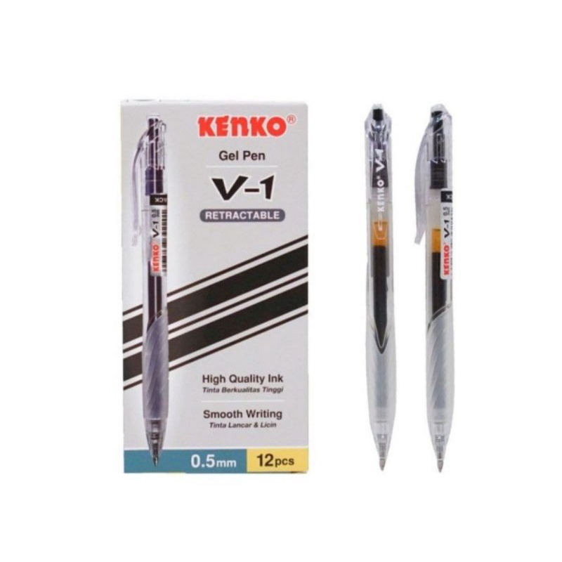 

Kenko Pulpen Gel V-1 0.5mm - Pulpen Cetek