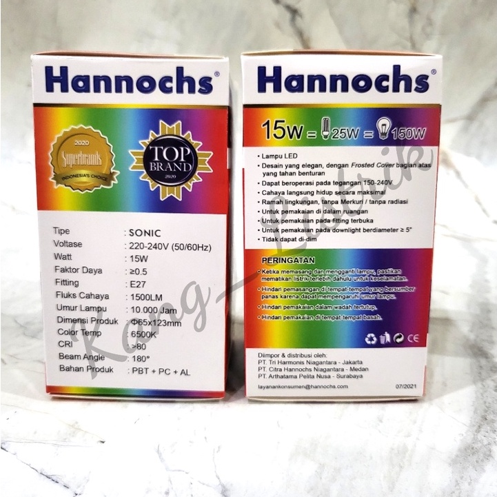 Lampu LED Hannochs Sonic 15Watt / Led Bulb Hannochs Sonic 15 Watt