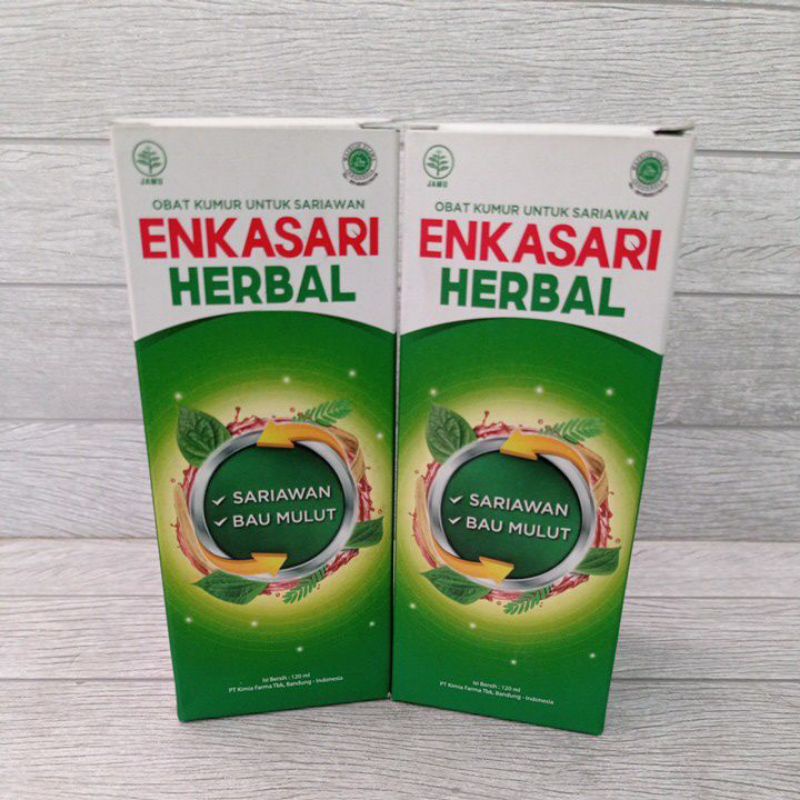 Jual Enkasari Herbal | Obat Kumur Sariawan | 120ml | Shopee Indonesia