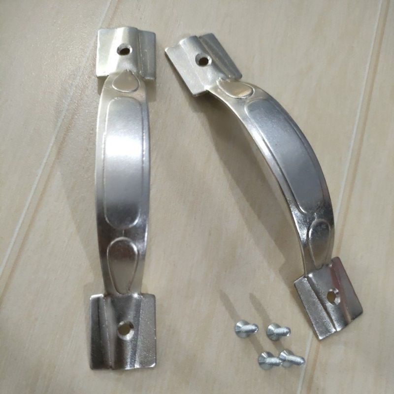 1PCS Tarikan laci meja plat padat coklat 12cm tarikan lemari pegangan handle pintu lemari laci meja