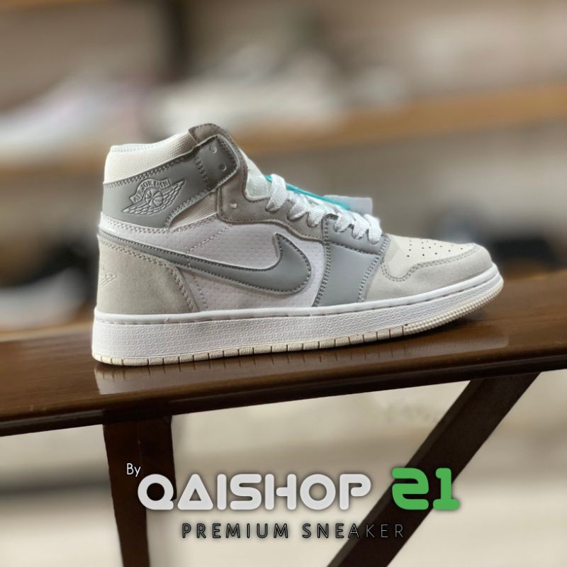 grey air jordan 1 womens