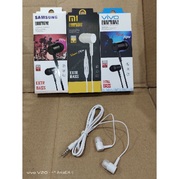 Handset handsfree earphone Branded model Y1