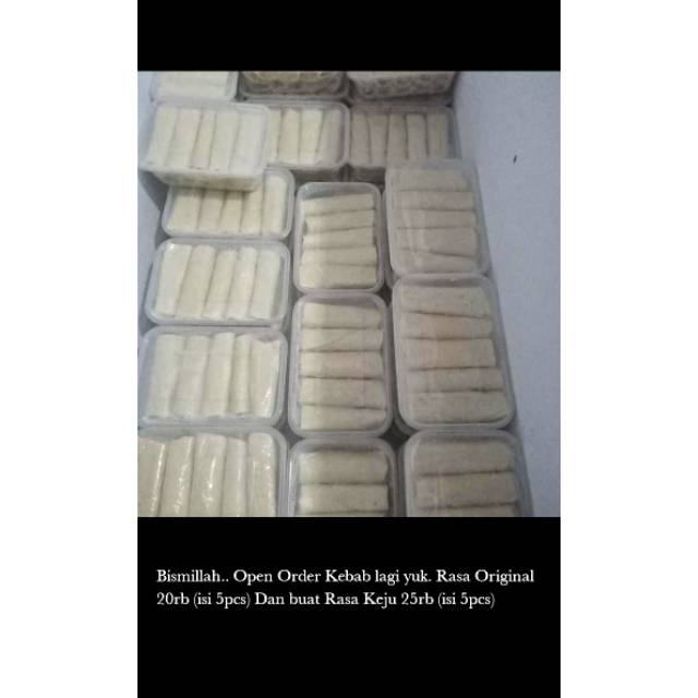 

Ready Stock Kebab Original & Kebab Keju