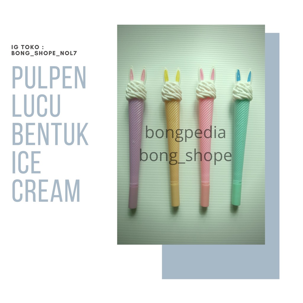 

Pulpen Lucu Bentuk Ice Cream|Pen Lucu Ice Cream|Ballpoint Lucu Bentuk Ice Cream