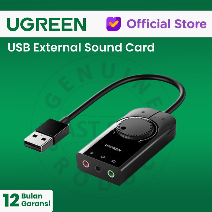 UGREEN External Audio Soundcard USB-A - CM129