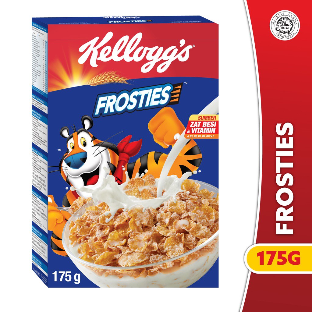 Jual Kelloggs Breakfast Cereal Frosties 175g Halal Gratis Spiderman