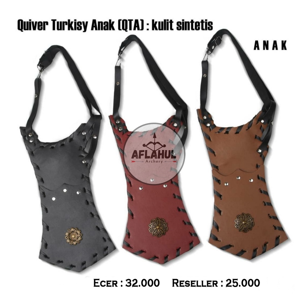 Quiver Turkisy Anak Aflahul Archery - Olahraga Panahan Murah Busur Panah Horsebow Archery