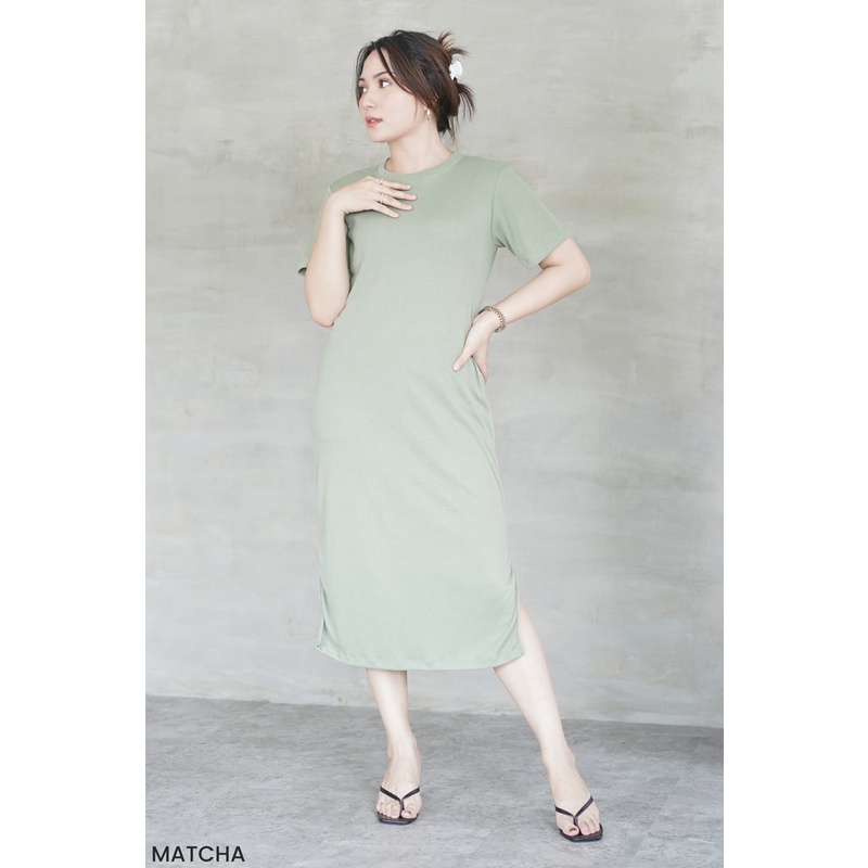 Dabagirl Knit Dress Casual Dres Wanita