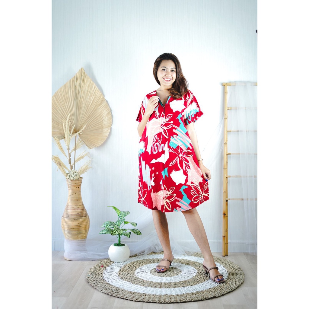 Daster Payung Busui Bali-BSI - HAVANA MAROON