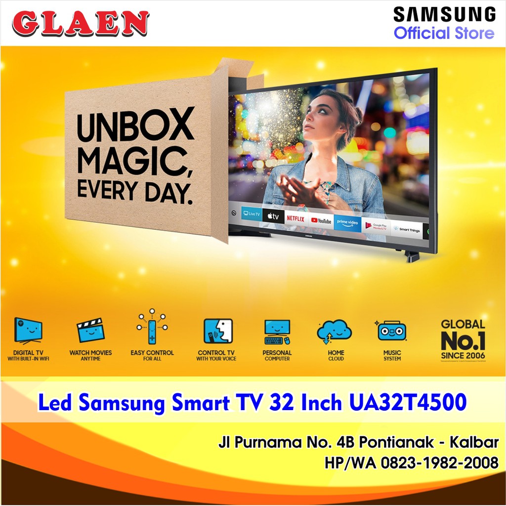 Led Smart TV Samsung 32 Inch | Samsung Smart TV UA32T4500 Bixby | Super Smart TV Terbaru-4