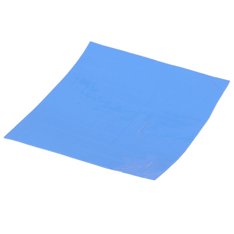100 Pcs Bantalan Termal Pendingin GPU CPU Bahan Silikon Ukuran 10x10 X 0.5mm