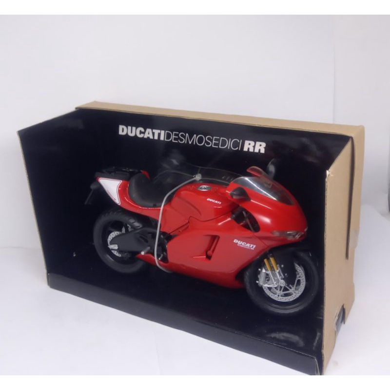 Diecast Miniatur Motor Sport Ducati Desmodecidi Miniatur Balap Besi