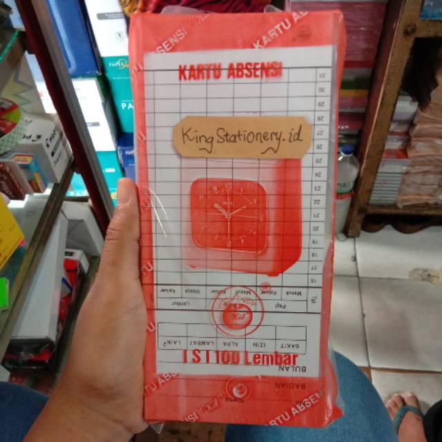 

[ PACK ] Kartu Absen Amano (isi 100 lembar)