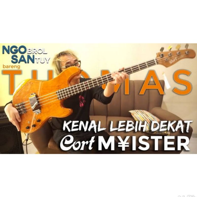 CORT - Electric BASS GUITAR (-/-case) THOMAS MYSTER-VT (408001423)