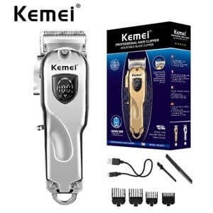 kemei hair trimmer KM-2010 cordless Professional USB charging