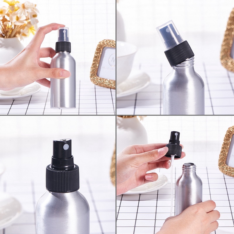 Botol Spray Atomizer Kecil Portable Bahan Aluminium untuk Travel