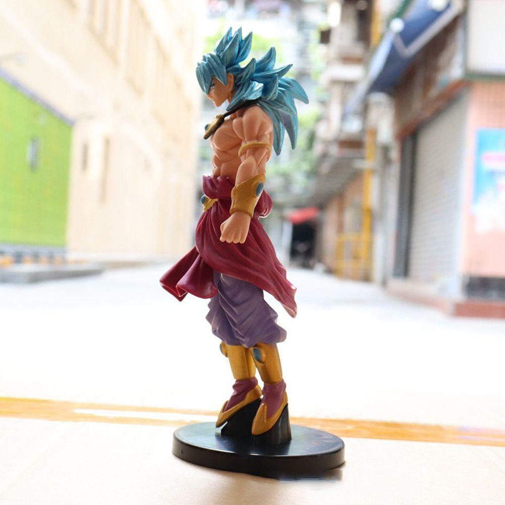 Needway Action Figure Untuk Anak Dekorasi Rumah DBZ Mainan Rambut Biru 22cm Budokai